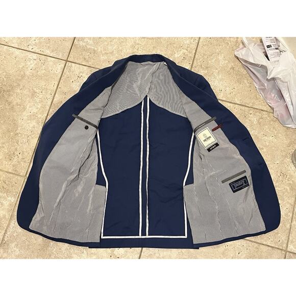 Todd Snyder Blue Linen Cotton Sport Coat Blazer Jacket 38R Made In Canada EUC - Picture 3 of 10